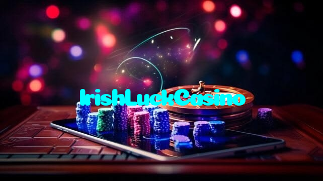 IrishLuckCasino casino presented on mobile device in Pakistan with slots and live games